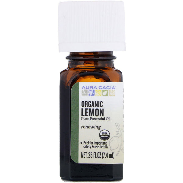 Aura Cacia Lemon Essential Oil (1x0.25Oz) Default Title
