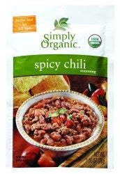 Simply Organic Spicy Chili Ssn (12x1OZ ) - GreatEagleInc