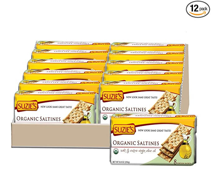 Suzie's Salted Crackers (12x8.8 Oz)