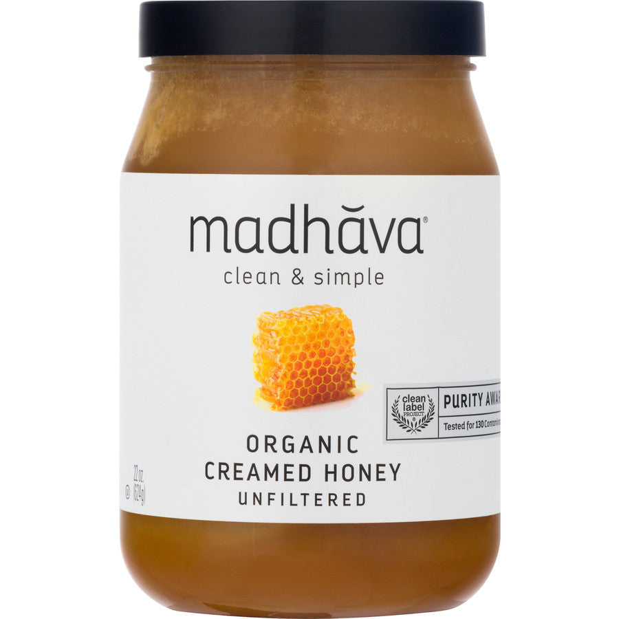 Madhava Raw Honey (6x22OZ ) - GreatEagleInc
