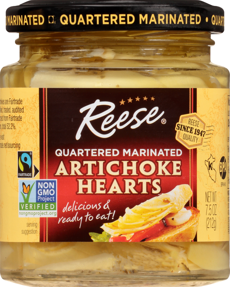 Reese Marinated Artichokes Hearts (12x7.5Oz) Default Title