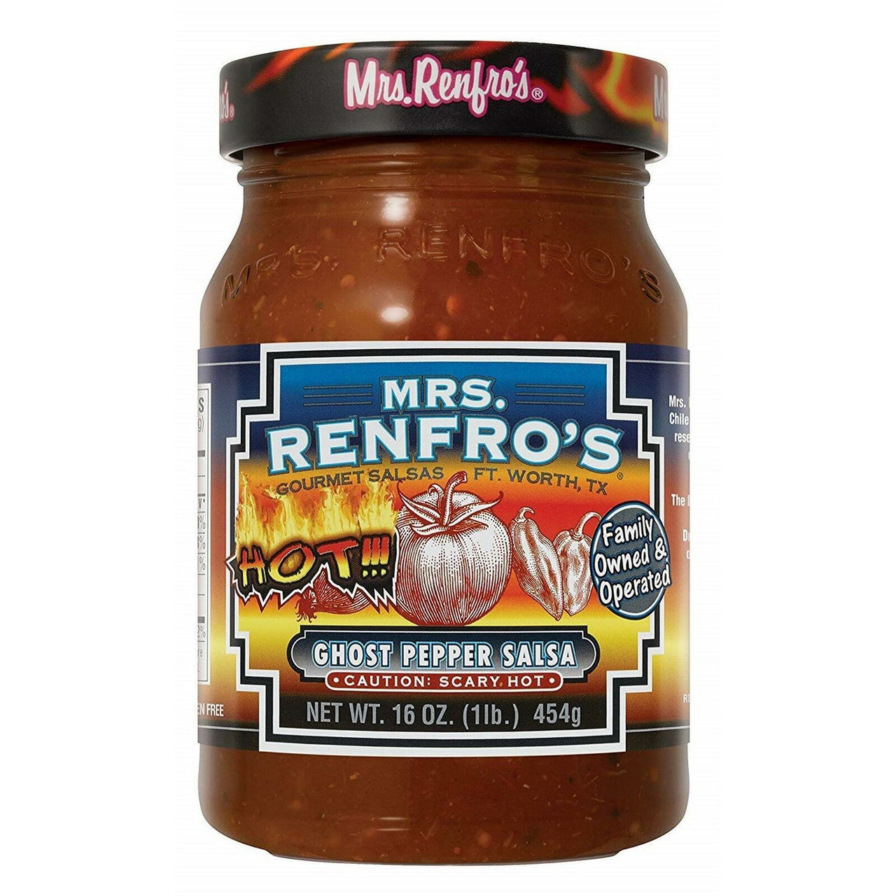 Mrs. Renfro's Ghost Pepper Salsa (6x16Oz) - GreatEagleInc