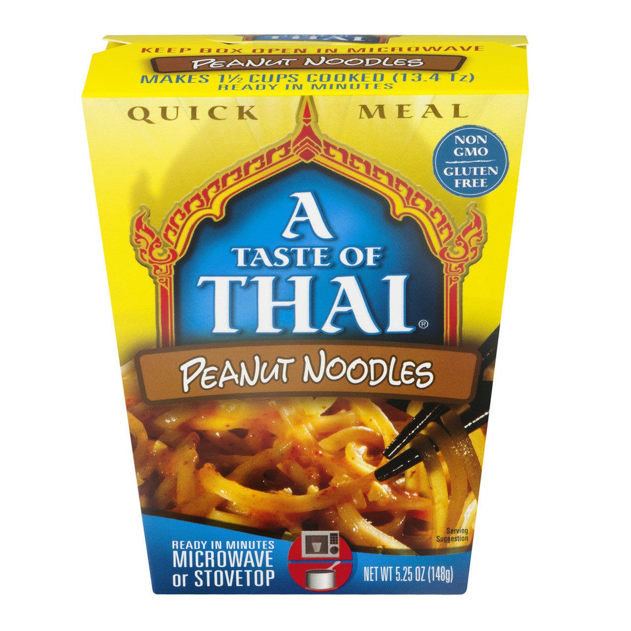 Taste Of Thai Peanut Quick Meal Noodles (6x5.25 Oz) - GreatEagleInc