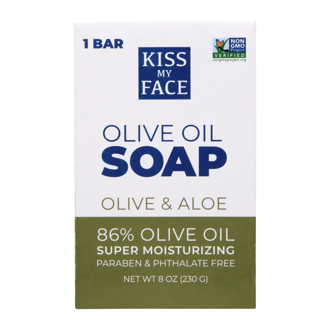 Kiss My Face Olive & Aloe Bar Soap (1x8 Oz) Default Title
