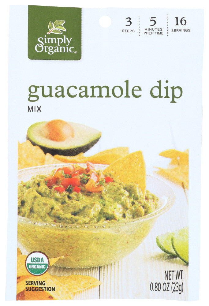 Simply Organic Guacamole Dip (12x.8 Oz) Default Title