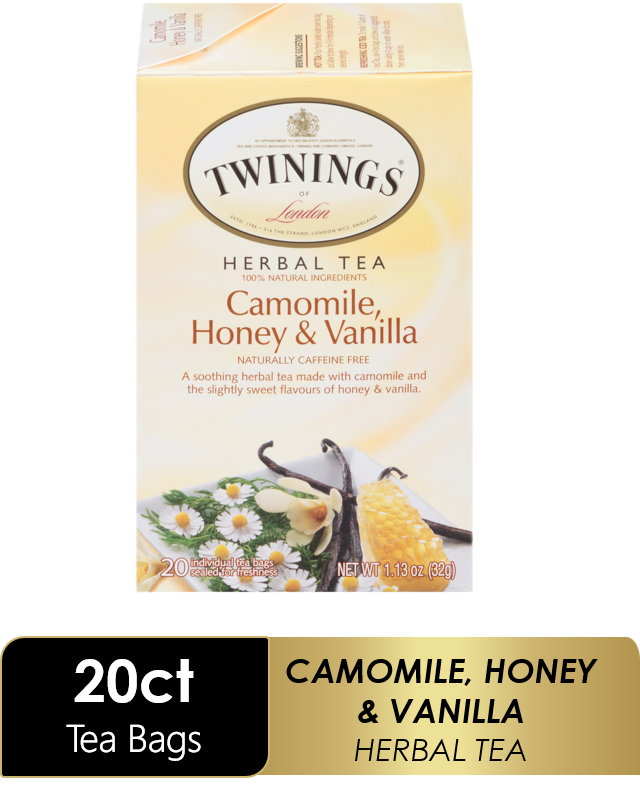 Twinings Herbal Camomile, Honey & Vanilla Tea (6x20 Bag) Default Title