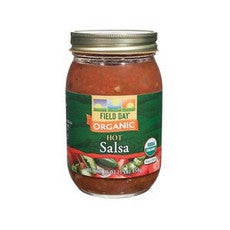 Field Day Organic Hot Salsa (12x16Oz) Default Title