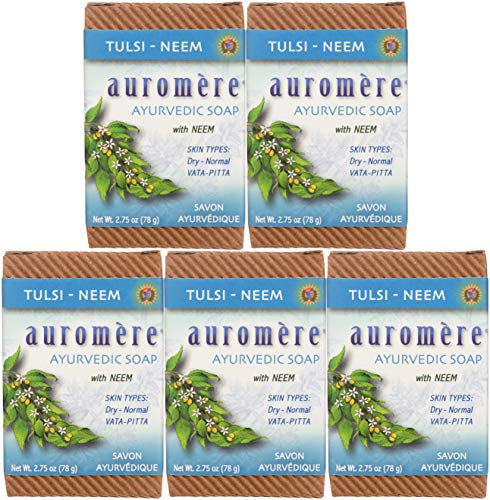 Auromere Tulsi Neem Bar Soap (1x2.75 Oz) Default Title