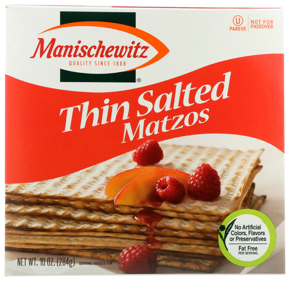 Manischewitz Matzo, Thin Salted (12x10 OZ) Default Title