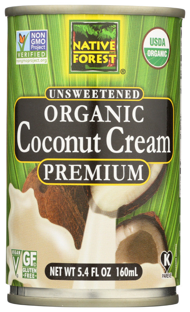 Native Forest Organic Premium Coconut Cream Unsweetened (12x5.4 OZ) Default Title