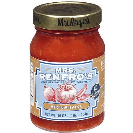 Mrs. Renfro's Medium Salsa (6x16Oz) - GreatEagleInc