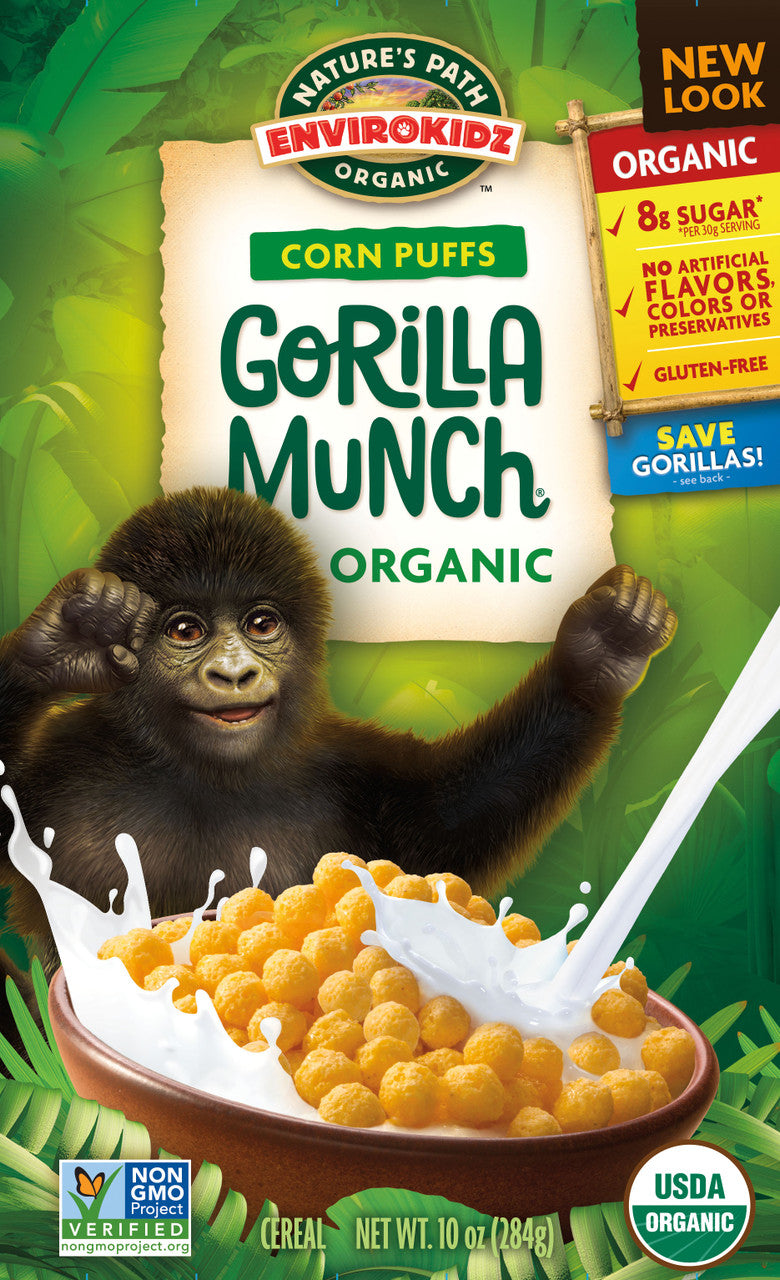 Envirokidz Gorilla Munch Gluten Free (12x10 Oz) Default Title