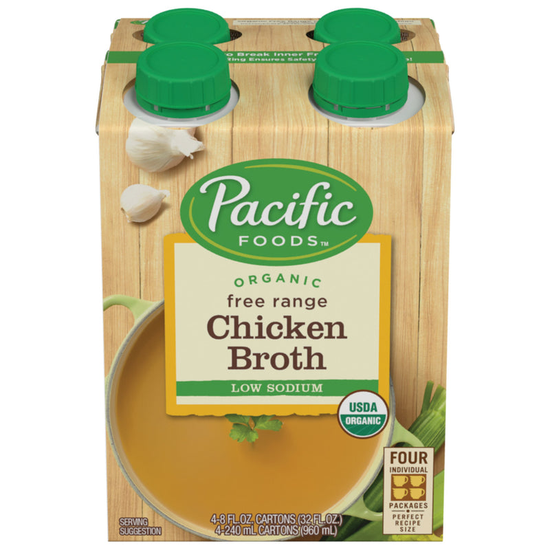 Pacific Natural Foods Organic Chicken Broth (6x4 Pack)