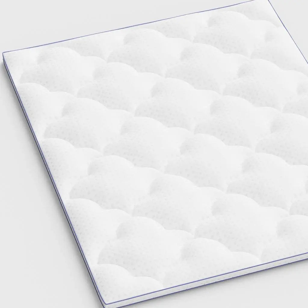 84" White Cotton Water Resistant Mattress topper with Removable Cover - GreatEagleInc