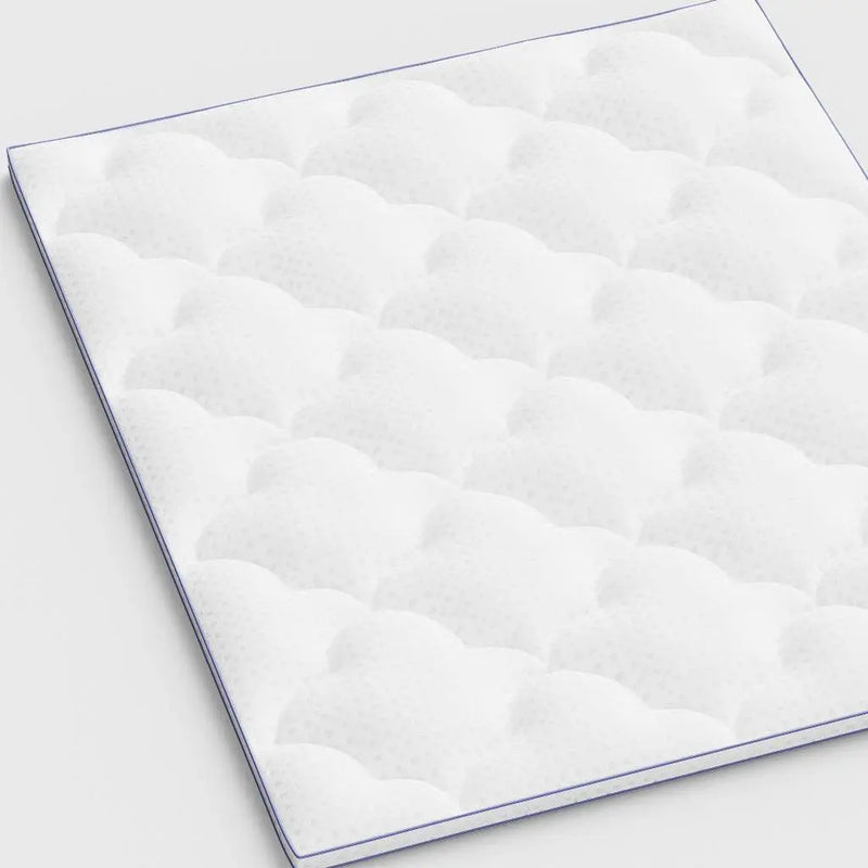 84" White Cotton Water Resistant Mattress topper with Removable Cover - GreatEagleInc