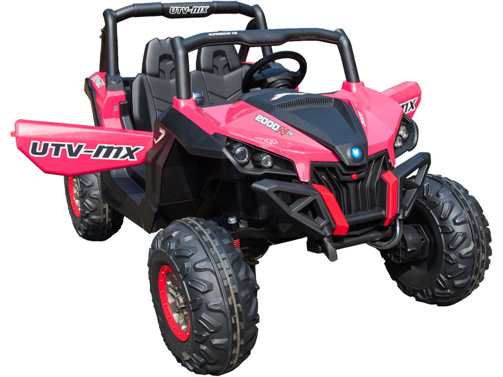 Mini Moto Utv 4x4 12v Pink (2.4ghz Rc) - Apparel & Accessories
