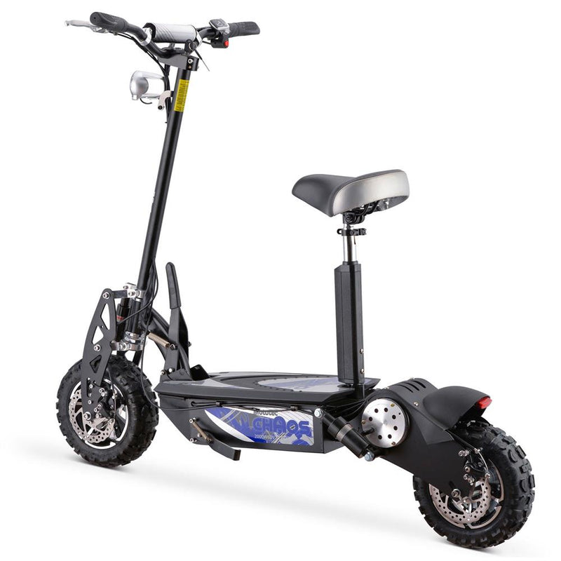 Chaos 2000w 60v Electric Scooter Black - GreatEagleInc