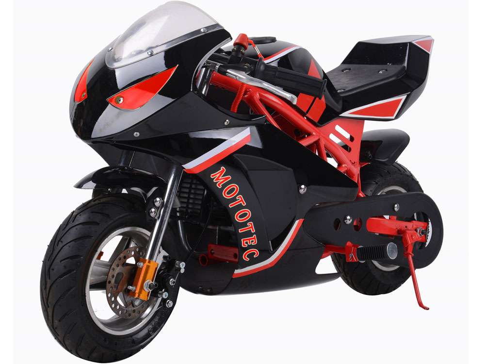 Gas Pocket Bike Gt 49cc 2-stroke Red - Apparel & Accessories