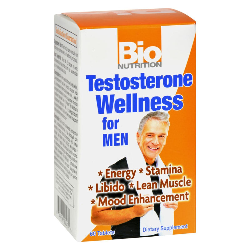 Bio Nutrition - Testosterone Wellness For Men - 60 Tablets - GreatEagleInc