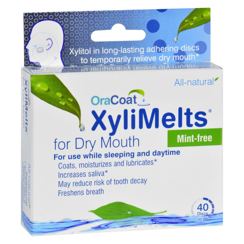 Oracoat - Xylimelts - Dry Mouth - Mint Free - 40 Count - GreatEagleInc