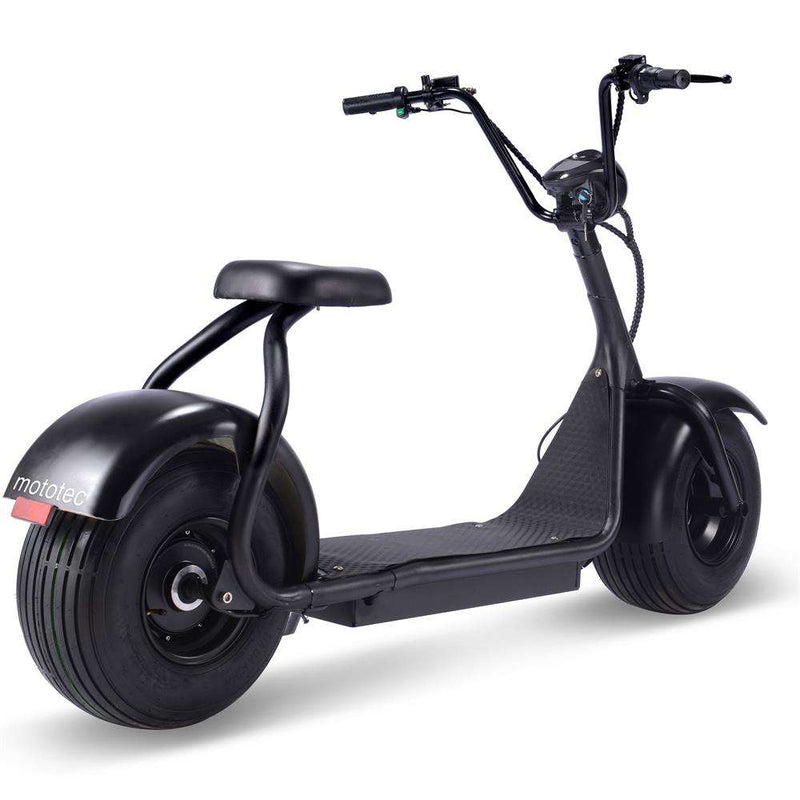 Fat Tire 60v 18ah 2000w Lithium Electric Scooter Black - Apparel & Accessories