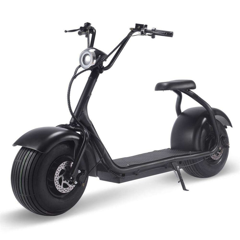 Fat Tire 60v 18ah 2000w Lithium Electric Scooter Black - Apparel & Accessories