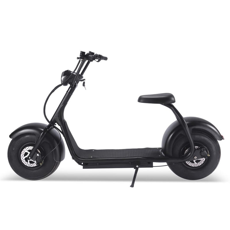 Fat Tire 60v 18ah 2000w Lithium Electric Scooter Black - Apparel & Accessories