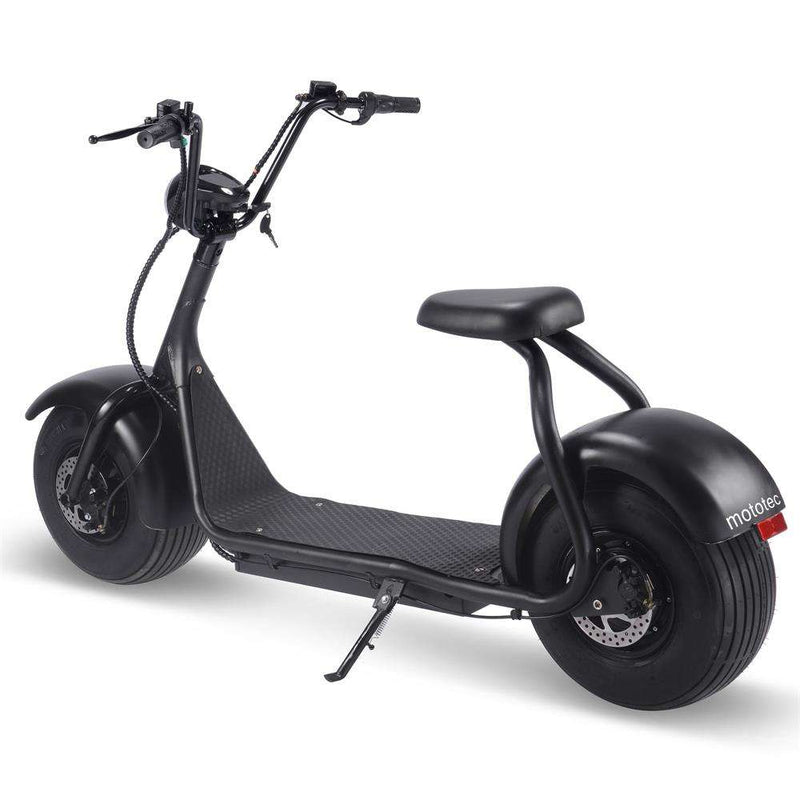 Fat Tire 60v 18ah 2000w Lithium Electric Scooter Black - Apparel & Accessories