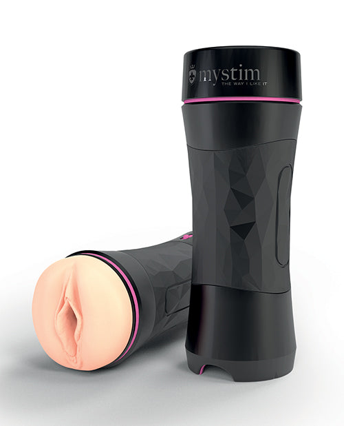 Mystim Oh-pushme Vagina - Black - GreatEagleInc