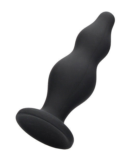 Shots Ouch Bubble Butt Plug - Black - GreatEagleInc