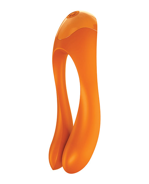 Satisfyer Candy Cane Finger Vibrator Orange