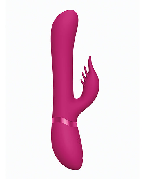 Shots Vive Chou G-spot Rabbit W/interchangeable Clitoral Attachments - Pink - GreatEagleInc