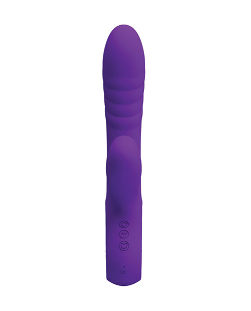 Pretty Love Jersey Sucking & Vibrating Rabbit - Purple - GreatEagleInc