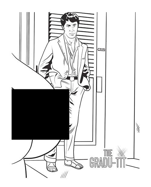 Wood Rocket Boobs Coloring Book - GreatEagleInc