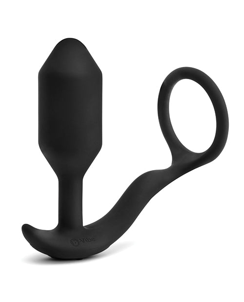 B-vibe Vibrating Snug & Tug - Black - GreatEagleInc