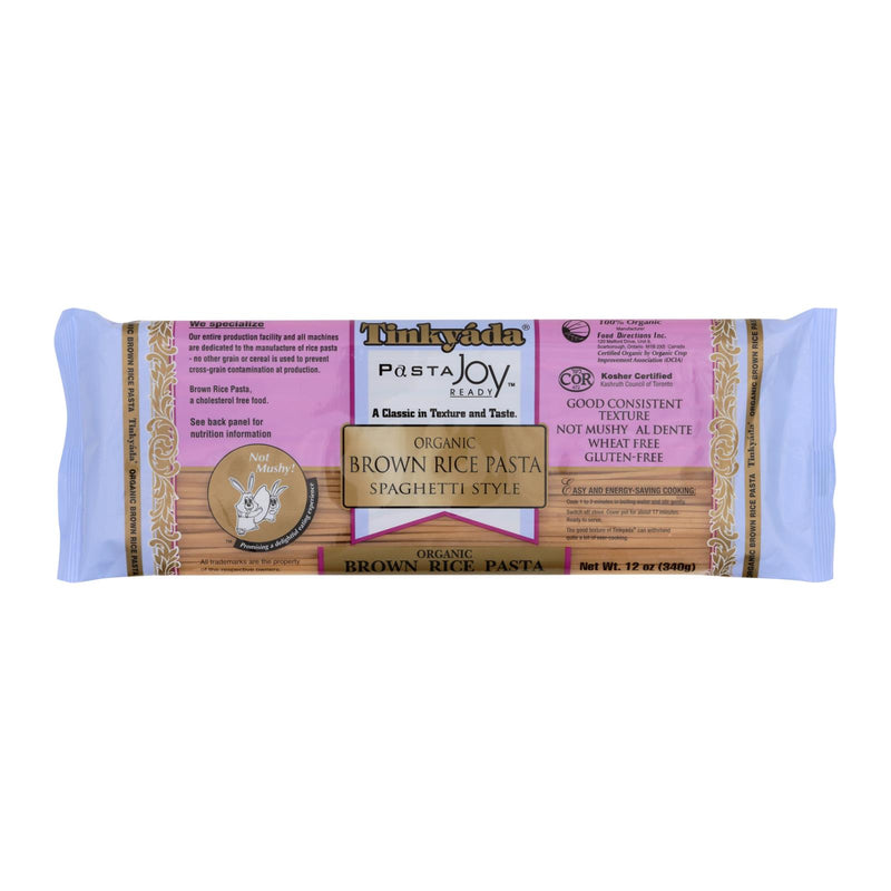 Tinkyada Organic Brown Rice Spaghetti - Case Of 12 - 12 Oz - GreatEagleInc