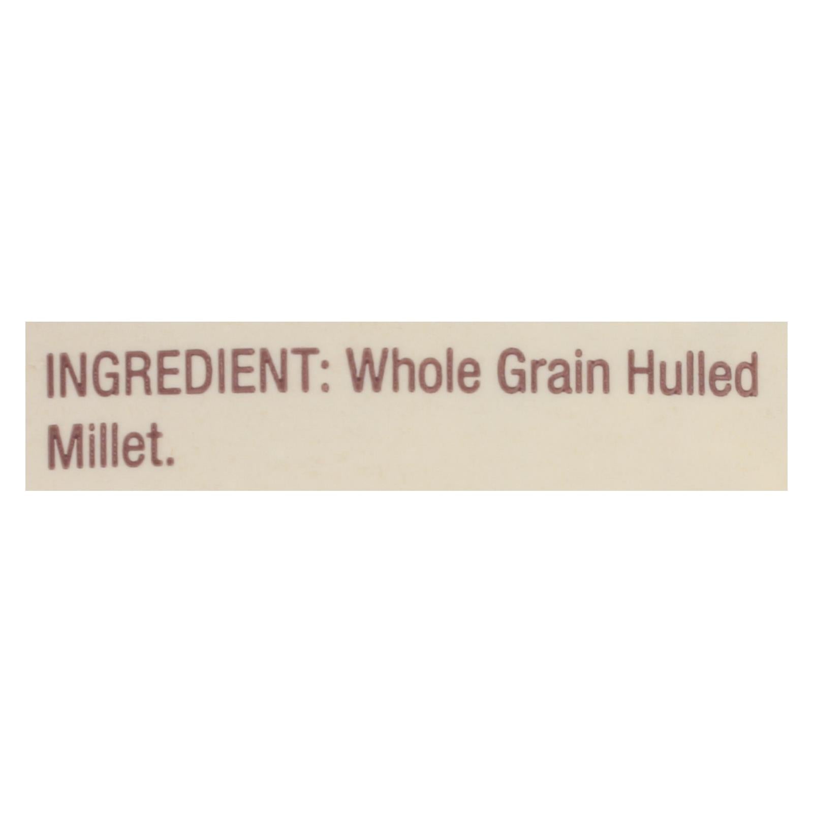 Bob's Red Mill - Millet Whole Grain Gluten Free - Case Of 4-28 Oz - GreatEagleInc
