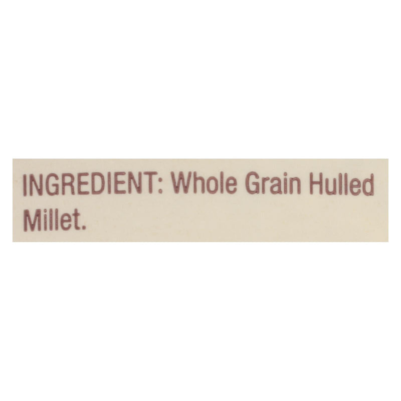 Bob's Red Mill - Millet Whole Grain Gluten Free - Case Of 4-28 Oz - GreatEagleInc