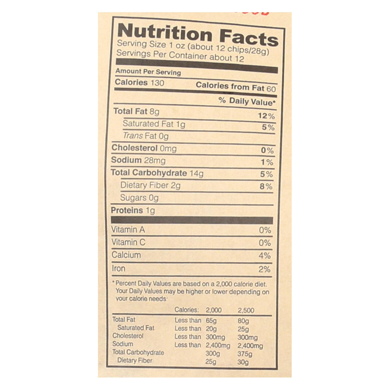 Mi Nina's White Corn Tortilla Chips With Sea Salt  - Case Of 9 - 12 Oz - GreatEagleInc