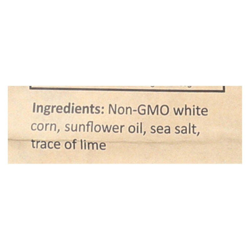 Mi Nina's White Corn Tortilla Chips With Sea Salt  - Case Of 9 - 12 Oz - GreatEagleInc