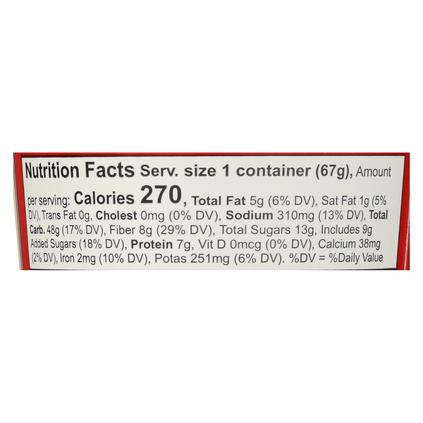 Bob's Red Mill - Gluten Free Oatmeal Cup Apple And Cinnamon - 2.36 Oz - Case Of 12 - GreatEagleInc