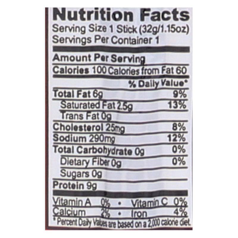 Chomps Beef Sticks - Original - Case Of 24 - 1.15 Oz - GreatEagleInc