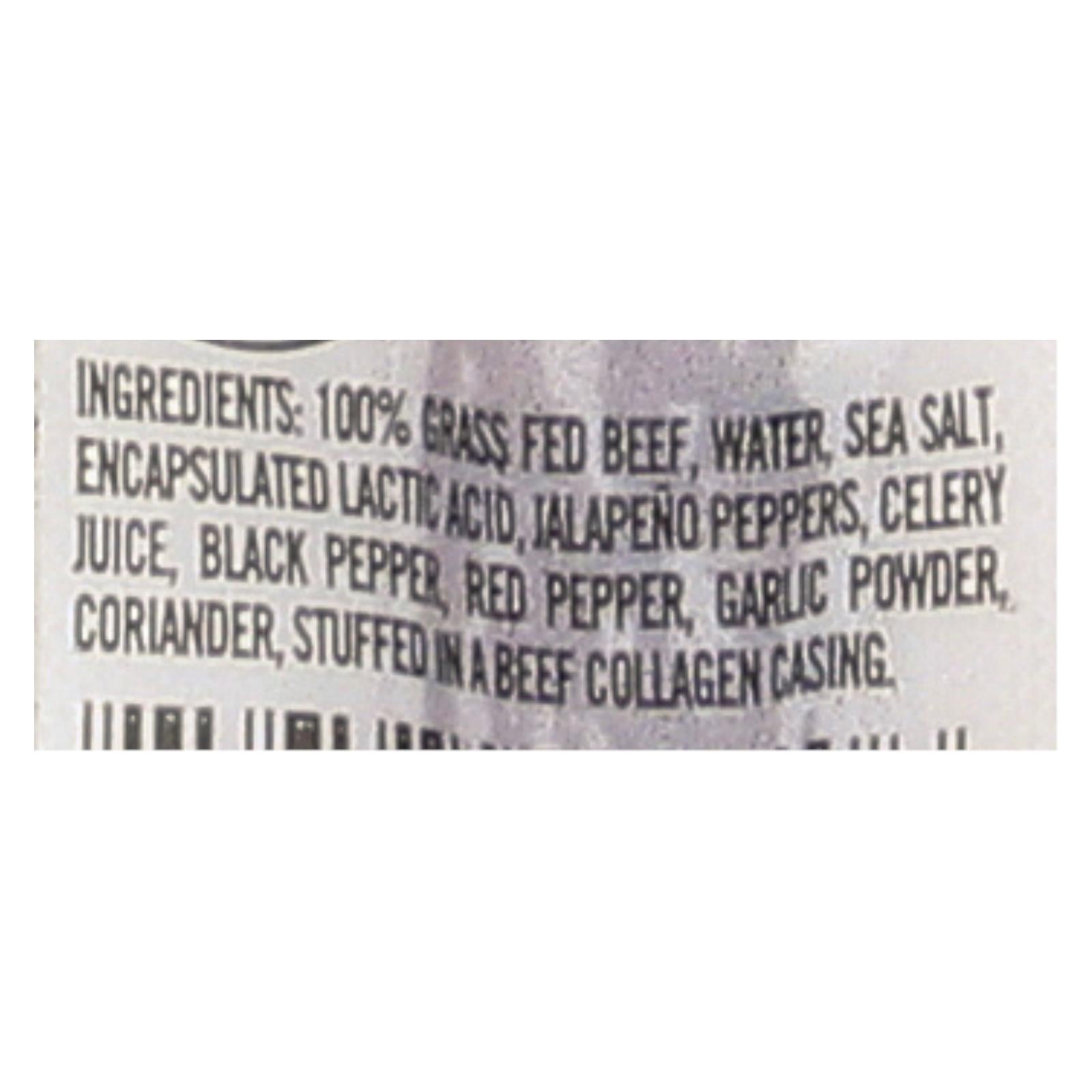 Chomps Beef Sticks - Hoppin Jalapeno - Case Of 24 - 1.15 Oz - GreatEagleInc