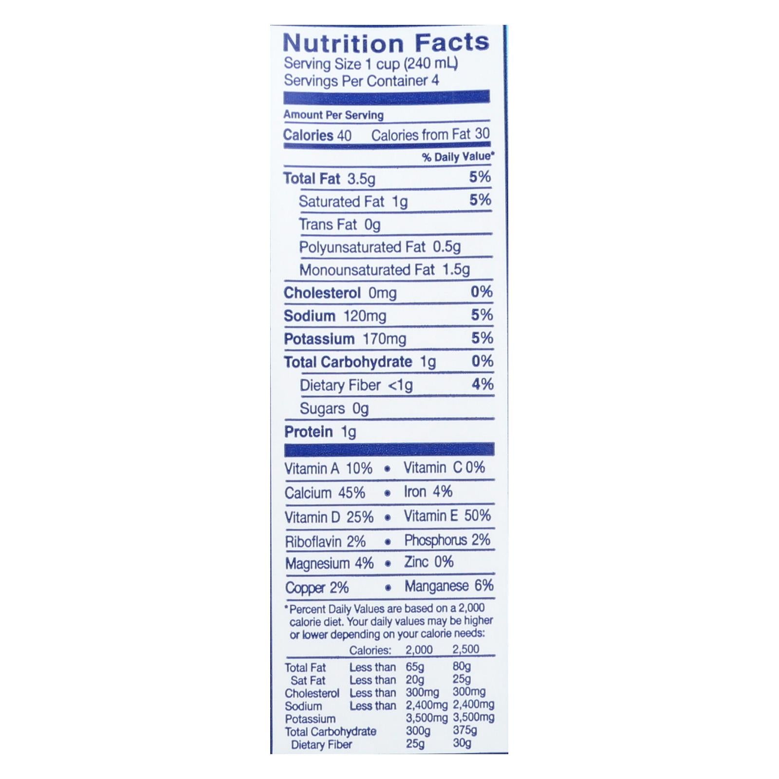 Almond Breeze - Almond Coconut Milk - Vanilla - Case Of 12 - 32 Fl Oz. - GreatEagleInc