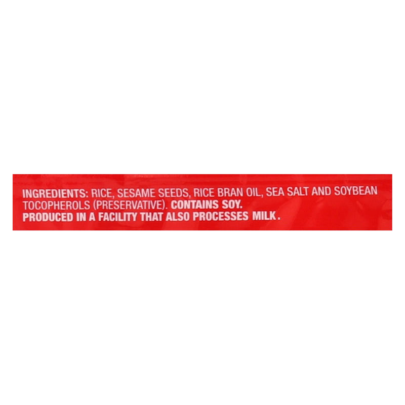Ka'me Rice Crackers - Sesame - Case Of 12 - 3.5 Oz. - Eco-Friendly Home & Grocery