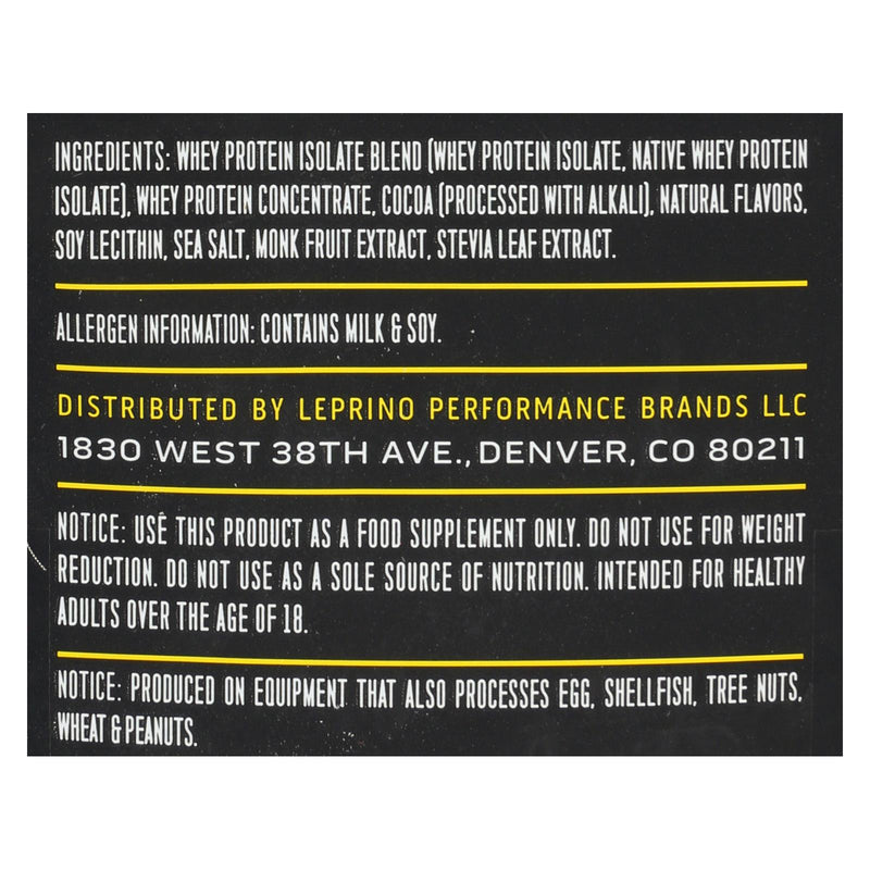 Ascent Native Fuel Chocolate Whey Protein Powder Blend Chocolate - 1 Each - 2 Lb - GreatEagleInc