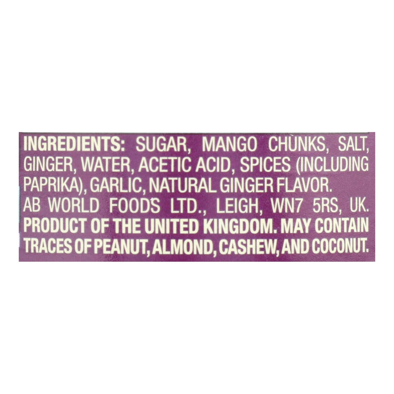 Pataks Chutney - Major Grey - Mild - 12 Oz - Case Of 6 - GreatEagleInc