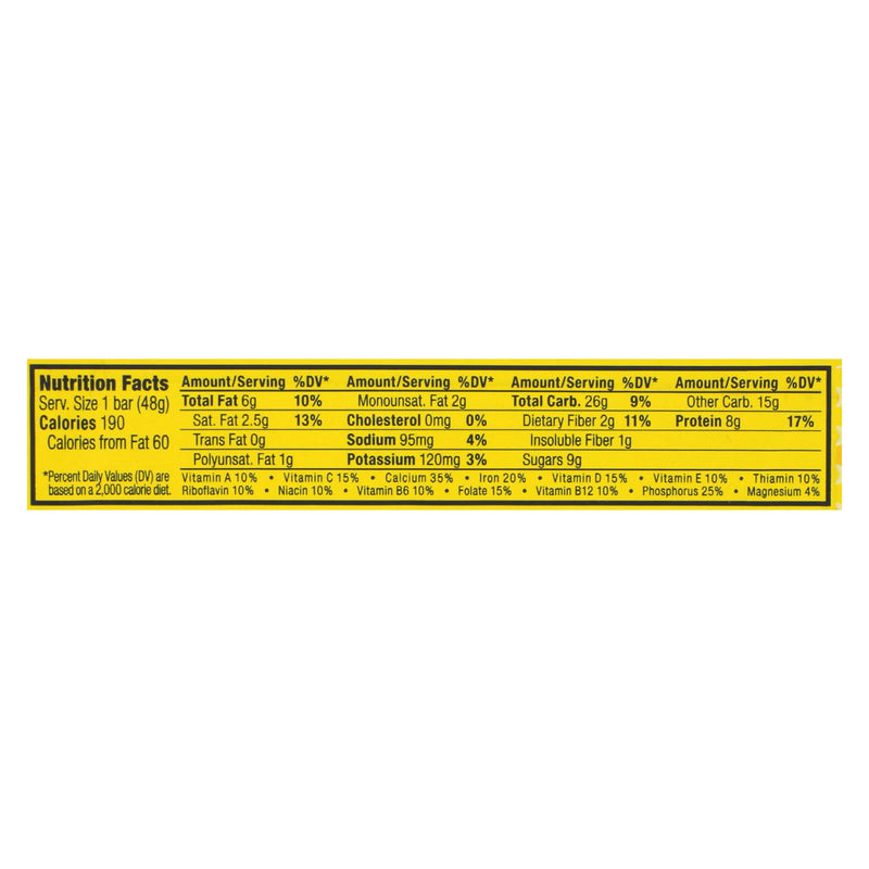 Clif Bar Luna Bar - Organic Lemon Zest - Case Of 15 - 1.69 Oz - Eco-Friendly Home & Grocery