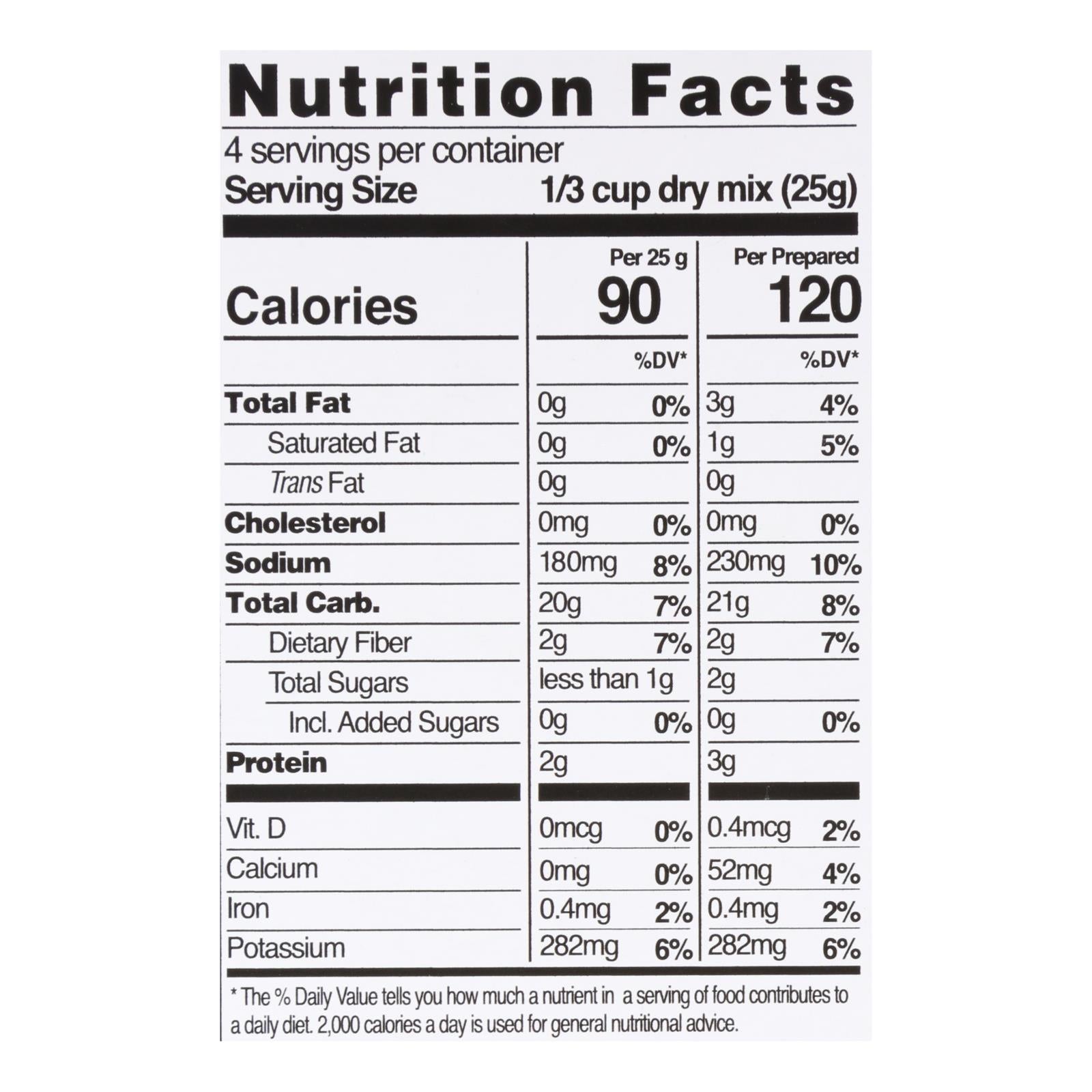 Edward And Sons Organic Mashed Potatoes - Home Style - Case Of 6 - 3.5 Oz. - GreatEagleInc