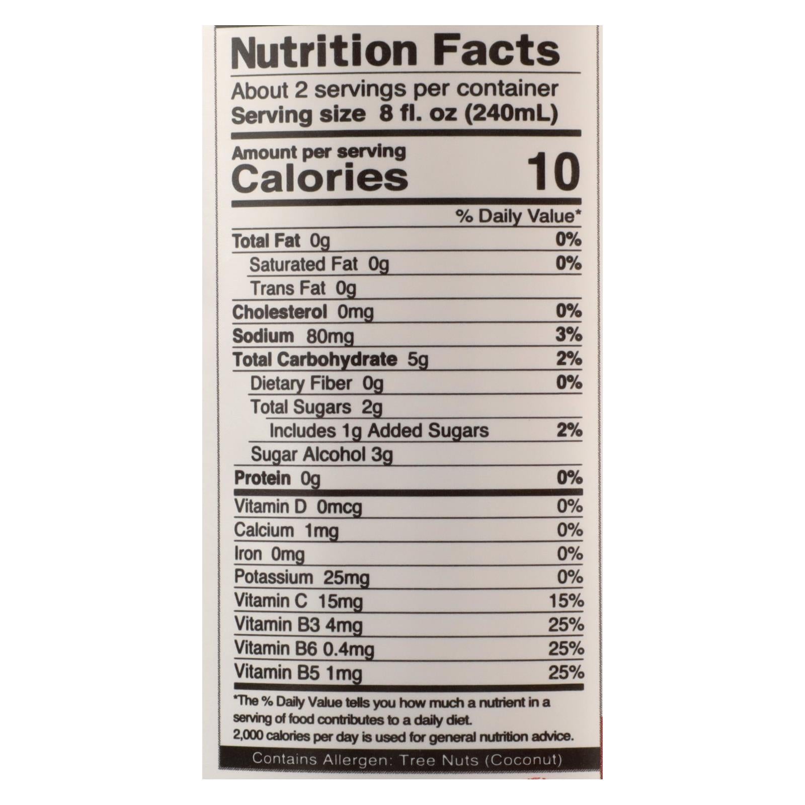 Roar Organic - Water Og2 Georgia Peach - Cs Of 12-18 Fz - GreatEagleInc